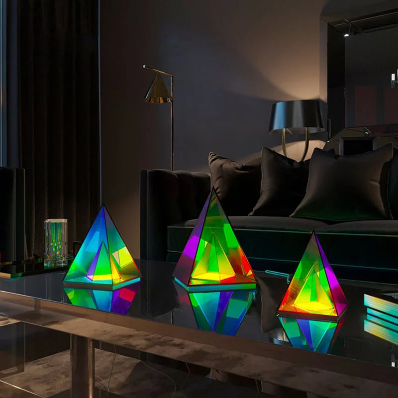 LED Pyramid Dimming Lamp