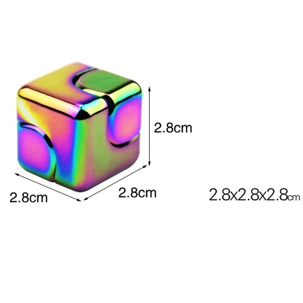 Metal Cube 2in1 Spinner + Top