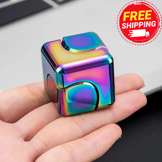 Metal Cube 2in1 Spinner + Top